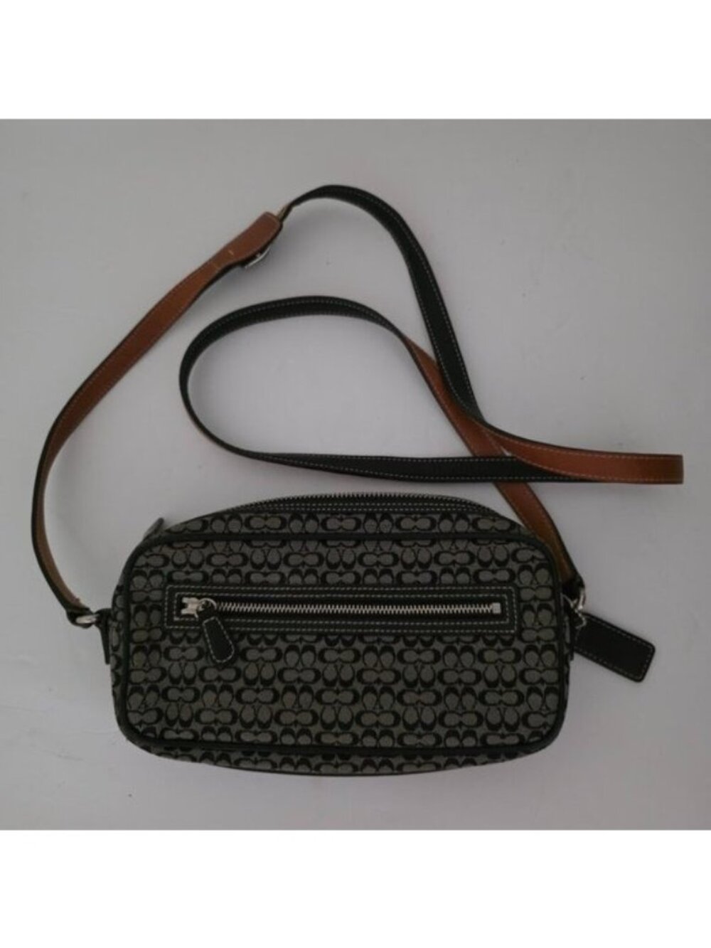 Coach Y2K Signature 6341 Mini Crossbody Shoulder Bag Black Vintage